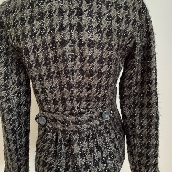 NWT DKNY Jeans Gray Black Plaid Jacket Size XS - Picture 8 of 11